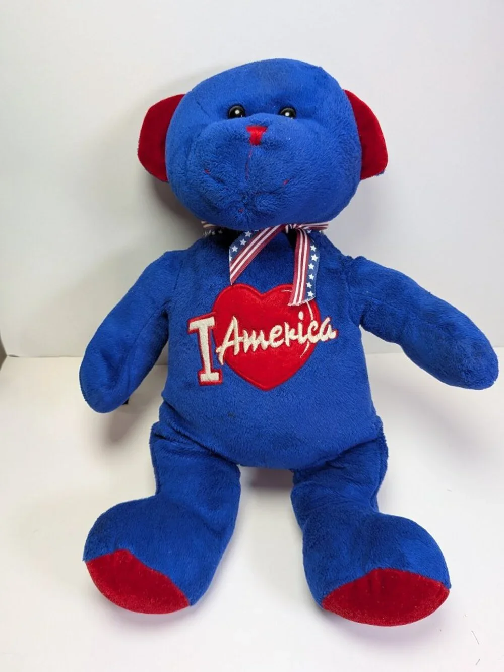Patriotic Gift Basket Set Build-A-Bear Texas Rangers Plush & Aurora Eagle Teddy